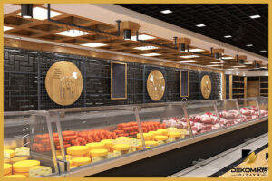 3D butcher deli design